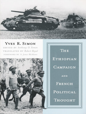 cover image of The Ethiopian Campaign and French Political Thought